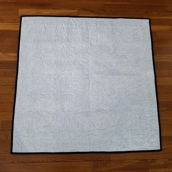 Wall Quilt 38" Square Dragons Castles Pinwheel Pink Blue Floral Hearts Baby Room - Picture 7 of 11